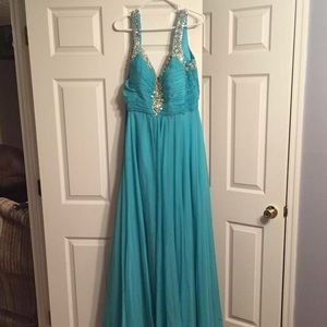 Turquoise Prom Dress